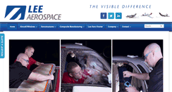 Desktop Screenshot of leeaerospace.com